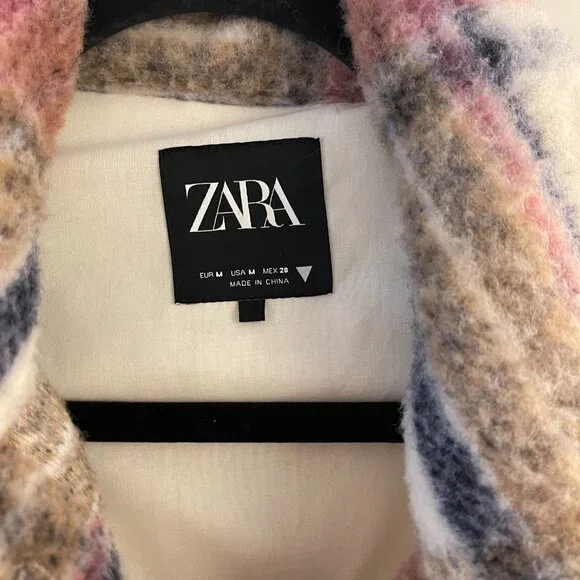 Zara Plaid Jacket - Picture 3 of 4